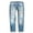 Blue, variant on Aayomet Jean Bell Bottom Pants for Women High Waist Womens Jeans Independence Day Print Ripped Pants,Blue S