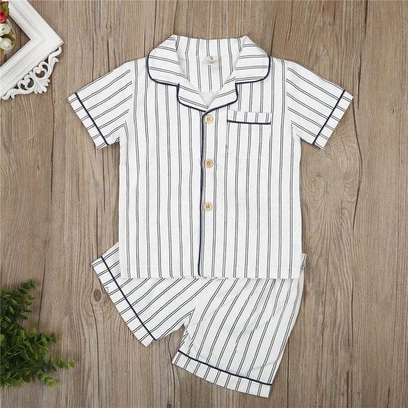 Button Down Pajamas Boys