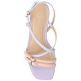 thumbnail image 5 of Journee Womens Clinne Multi Strap Wedge Sandals, 5 of 10