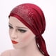 thumbnail image 5 of Gorro de quimioterapia con puntera perforada en caliente de tejido de poliéster elástico para mujer, 5 of 6