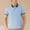 Sky Blue#01, variant on Polo Shirts for Men Business Casual Tops Summer Solid Breathable Tee Lightweight Short Sleeve Button Down Tshirt