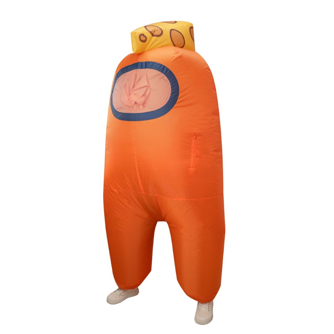 Among Us Cheese Impostor Inflatable Halloween Costume for Children, One Size Fits Most, by Maxx Marketing