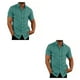 thumbnail image 1 of Minnieouse Banquete de fiesta Viajar Senderismo Camisa de un solo pecho para hombre Camisas con botones de verano Ropa de moda de poliéster Type6 NO6, 1 of 6