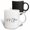 Multicolor, variant on 3drose, Out of Office Cursive Typography, 11oz Two-tone Blue Mug
