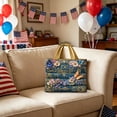 thumbnail image 5 of American 250th Anniversary Quilted Tote Bag, Patriotic Canvas Shoulder Bag for Casual Use, 5 of 5