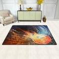 thumbnail image 3 of Coolnut Lightweight Soft Area Rugs 31x20 Inch, Abstract Guitar Floor Mat Doormat for for Rooms Entrance Hardwood Floor Living Room 2'7" x 1'8"） Nursery Rugs, 3 of 6