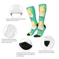 thumbnail image 6 of Fotbe Sunflower Gnomes5 print Women's Men's Novelty Crew Socks Cotton Socks Knee High Socks for Walking,Running,Nurses,Pregnancy, 6 of 9