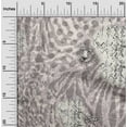thumbnail image 2 of oneOone Cotton Flex Light Gray Fabric Animal Skin Sewing Material Print Fabric By The Yard 40 Inch Wide, 2 of 6