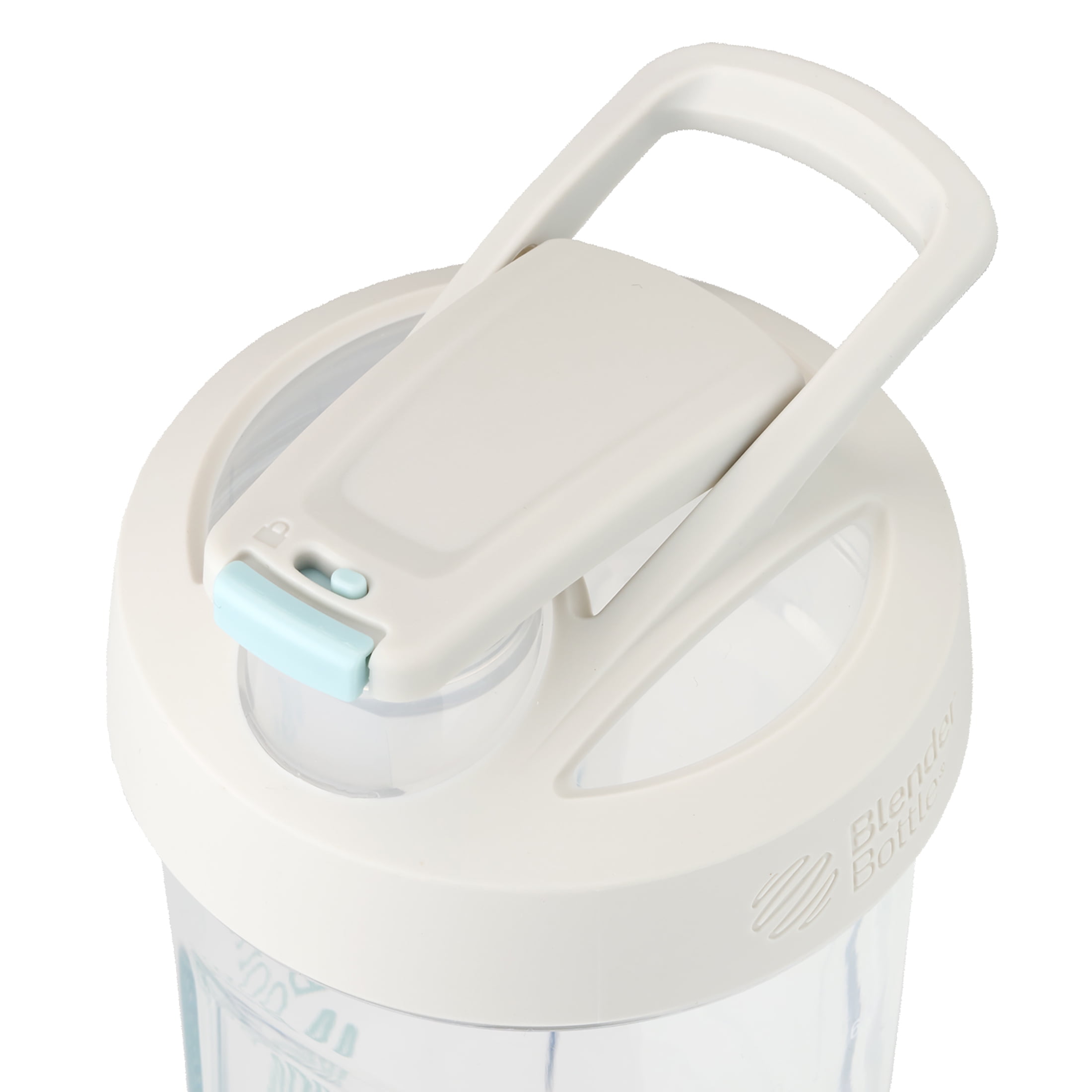 LEMONKIND BPA Free Tritan Eco-friendly Shaker Bottle, Clear/White - 40