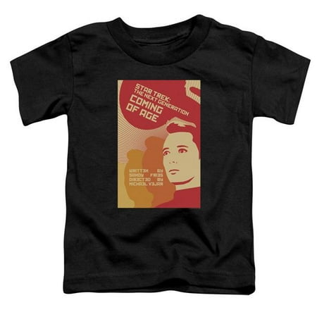 

Trevco CBS2035B-TT-3 Star Trek & TNG Season 1 Episode 19 Toddler Short Sleeve T-Shirt Black - Large - 4 Toddler