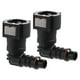 thumbnail image 1 of 2uds Coche 3/8 Combustible Línea Rápido Conector para 3/8 a 5/16 ID Nylon Tubo, 1 of 1
