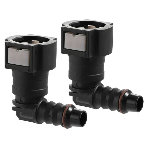 2uds Coche 3/8 Combustible Línea Rápido Conector para 3/8 a 5/16 ID Nylon Tubo