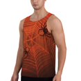thumbnail image 2 of Fuzoiu Spider Web Print Men's Workout Tank Tops,Sleeveless Gym Shirt Quick Dry,Fitness Bodybuilding T-Shirt,Muscle Athletic Workout Tee-Large, 2 of 7