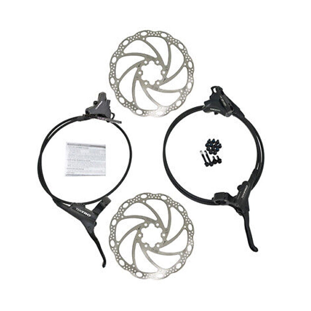 TEKTRO HD-M735 Hydraulic Disc Brake Set F4 X R2 piston w/ 180mm