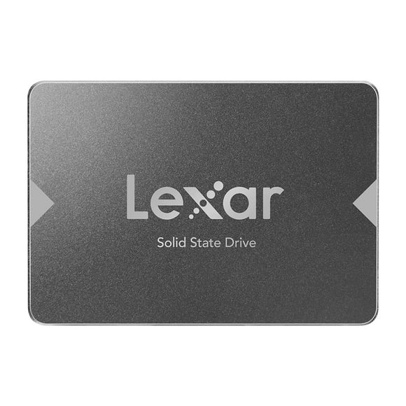 Lexar 512 Go NS100 SSD 2.5 Pouces SATA III Disque Dur Interne, jusqu'à 550MB/s en Lecture, Gris (LNS100-512RBNA)