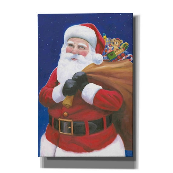 Epic Graffiti 'James Santa' by James Wiens, Canvas Wall Art, 12"x18"