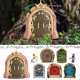 thumbnail image 1 of Xihbxyly Puerta de Árbol En Miniatura, Decoración de Madera para Exteriores, Diseño de Ventana Hueca, Ideal para Jardín o Hogar, Ambiente de Cuento de Hadas Único, Regalo Perfecto para Ocasiones Espe, 1 of 1