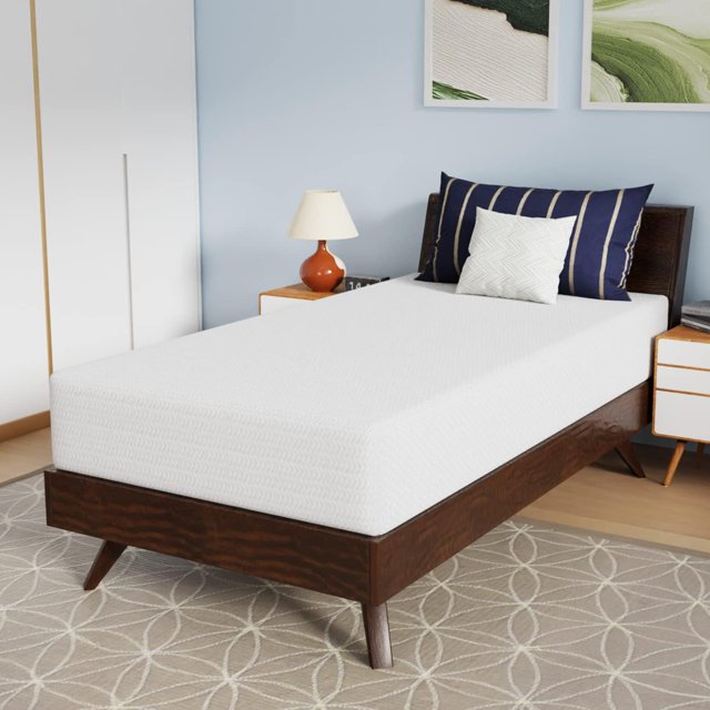 10 Inch Bamboo Charcoal Gel Memory Foam Mattress CertiPURUS Certified