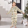thumbnail image 6 of Vzayyk 4T-14Y Size Aviliable Cozy One-Piece Footless Sleeper Pajama Beige Background, 6 of 8