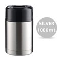 thumbnail image 1 of Recipiente térmico para almuerzo perfecl acero inoxidable 800 ml aislado para alimentos Plata, 1 of 8
