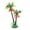Coconut Tree, variant on Walbest Fish Tank Plant Decor Aquarium Artificial Plant Decorations Artificial Aquarium Plants, Size 1.77"W x 5.91"H
