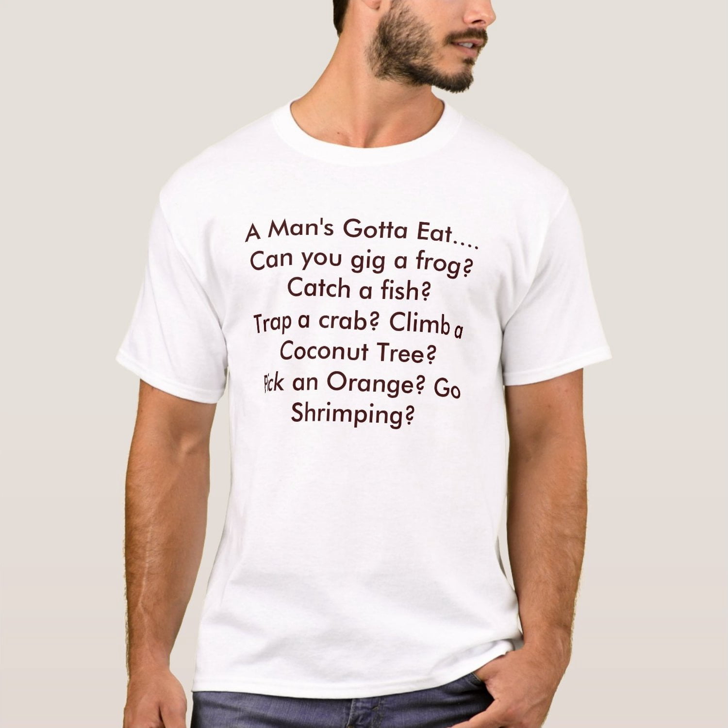 Mans Gotta Eat Can You Gig A Frog Catch 
