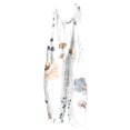 thumbnail image 2 of ICHUANYI Clearance Women Ladies Printed Summer Sleeveless Backless Loose Long Playsuits Rompers Jumpsuit(White, L) ICHUANYI WER2023080815192, 2 of 5