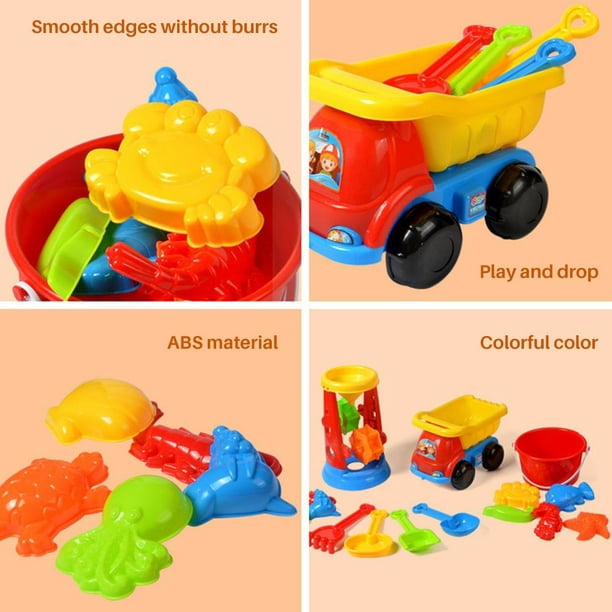 Estink Summer Beach Toy Sand Set Kids Beach Toys Set With Bucket Watering Can Beach Shovels And Molds For Kids Baby