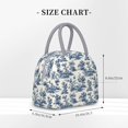 thumbnail image 2 of Balery Vintage Floral 1 Bolsa de Almuerzo para Mujeres, Caja de Almuerzo, Bolsa de Almuerzo Pequeña Impermeable, Tote de Almuerzo Reutilizable con Gran Capacidad, 2 of 6