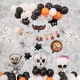 thumbnail image 2 of Guirnalda De Arco De Globos De Halloween, Banderas De Halloween, Conjunto De Globos Para Niños, Fondo De Fiesta Temática De Halloween, Decoraciones Para El Aula Scienceny HA046692-02, 2 of 4