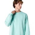 thumbnail image 4 of American Apparel Heavyweight Cotton Long Sleeve Tee for Men, Celadon Crewneck T-Shirt, 6-Pack, S, 4 of 5