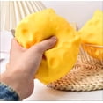 thumbnail image 3 of HCBY Cheese Stress Toy, Stress Relief Squeeze Toy, Hidden Mouse Interactive Toy, Yellow Cheese Modeling, Realistic Porous Texture Novelty Stress Toy For Kids And Adults, 3 of 5