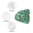 thumbnail image 3 of Pofeuu Christmas French Bulldog Print Beanie Hat for Men Women Knit Winter Hat Warm Cuffed Skull Beanie Slouchy Soft Unisex, 3 of 6