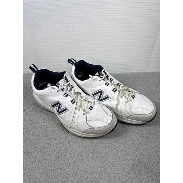 New Balance Mens 608 V4 MX608WN5 White Walking Shoes Casual Size 11 - 4E WIDE ??