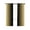 Yellow, variant on Dark Orange Black Ombre Blackout Curtains 84 Inches Long for Bedroom, Modern Gradient Abstract Art Thermal Insulated Room Darkening Black Out Window Curtain Panels Grommet Drapes for Living Room