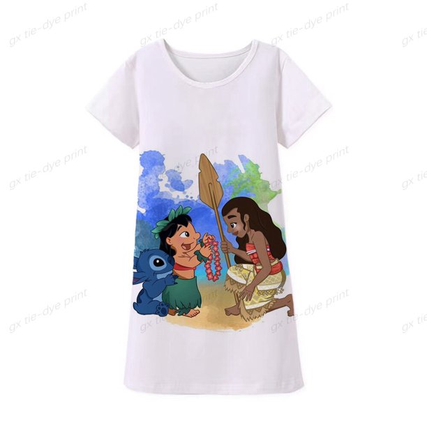 Vestido de mujer 2022 verano nuevo estampado de punto cuello redondo manga corta camiseta vestido hermoso nuevo primavera y otoño 7T-8T Gao Jinjia LED