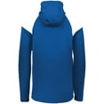 thumbnail image 2 of Holloway Sportswear M Limitless 1/4 Zip Hoodie Royal/White 222584, 2 of 5