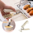 thumbnail image 2 of zhangmingg Pinces de Cuisine en Acier Inoxydable Résistantes à la Chaleur avec Embouts en Silicone pour Friteuse à Air Chaud, Micro-Ondes et Manipulation de Plaque Chauffante, 2 of 7