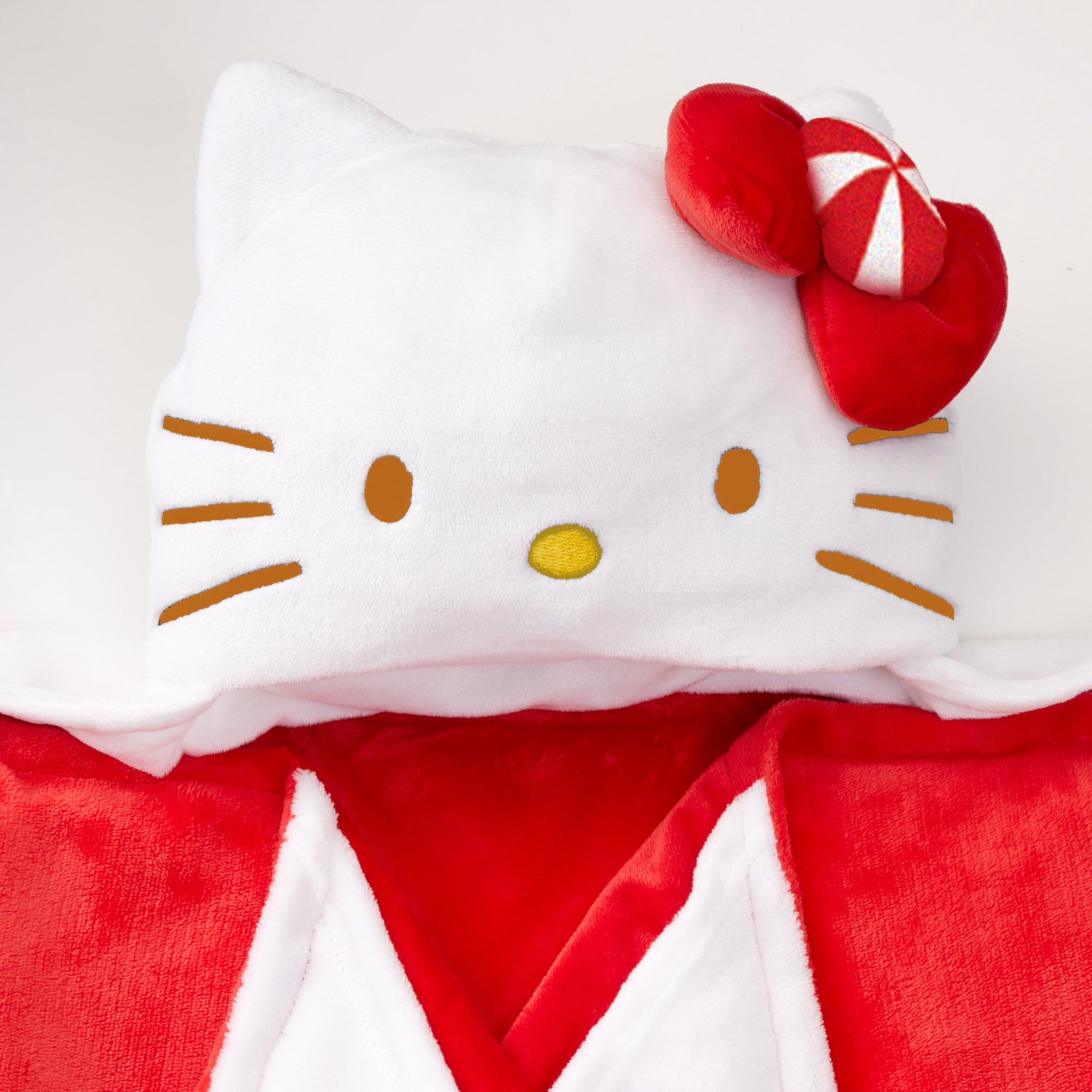 Hello Kitty Kids Hooded Throw, 30" X 50", Sanrio