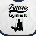 thumbnail image 4 of Inktastic Future Gymnast Baby Boy Boys Baby Bib, 4 of 4