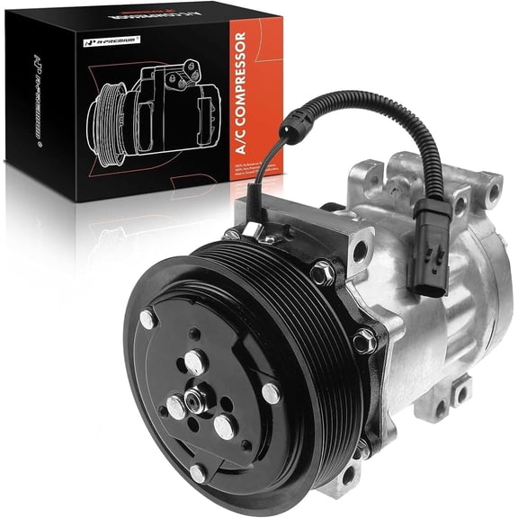A-Premium AC Compressor with Clutch Compatible with Dodge Dakota Ramcharger 1994-2001 Durango Ram 1500 2500 3500 Ram 4000