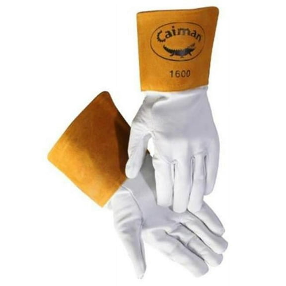 Caiman 1600 Goatskin, Kontour Pattern, Unlined, TIG Glove, X-Large