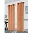 thumbnail image 1 of Gianna Pleated Jacquard 52X84 Inch Decorative Shining Elegant Lurex Window Curtain Panel with 8 Grommets, Single Panel for Living Room Bedroom Wide Window Door, Orange, 1 of 1