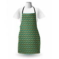 thumbnail image 3 of Summer Apron, Apple Tree Fruit Leaves Branch Spring Growth Rural Yard Agriculture, Unisex Kitchen Bib with Adjustable Neck for Cooking Gardening, Adult Size, Turquoise and Multicolor, by Ambesonne, 3 of 4