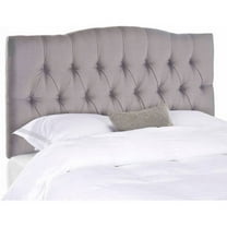 Safavieh Axel Modern Glam Tufted Headboard, Full, Arctic Grey