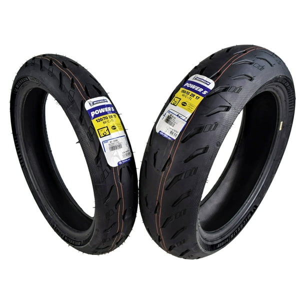 Michelin Pilot Power 5 1 70zr17 F 180 55zr17 R Radial Motorcycle Tires Set 58w 73w Walmart Com