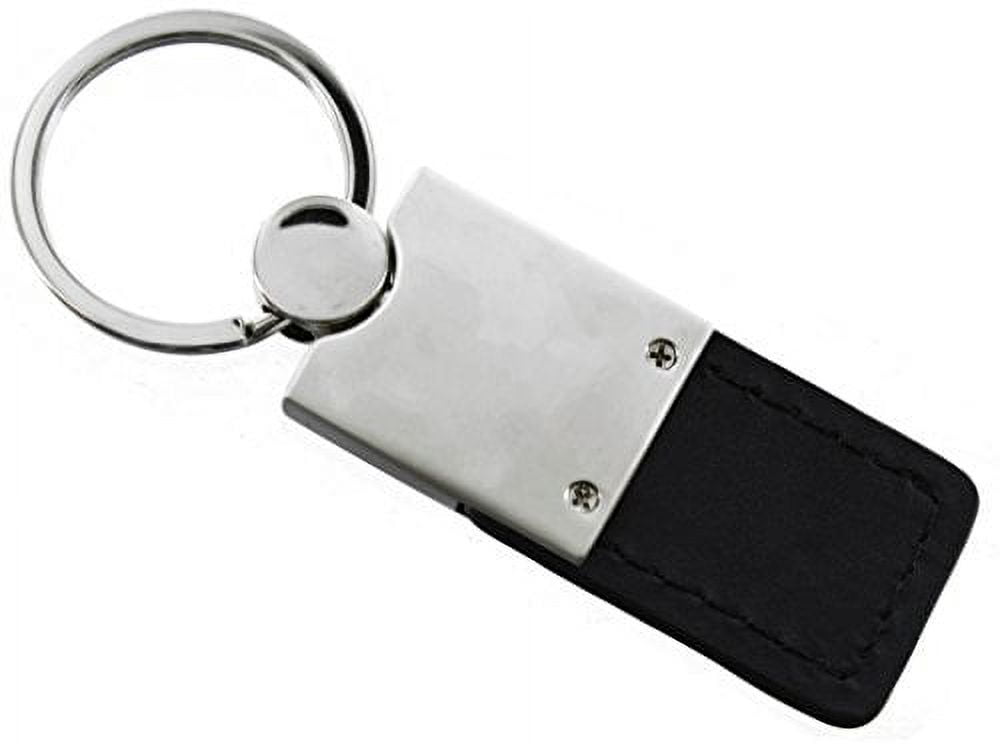 Ford F-250 Keychain & Keyring - Duo Premium Black Leather