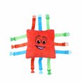 thumbnail image 4 of Early Learning With Buckle Fastener Educational Sensory Activity For Toddlers And Kids Developmental Fine Motor Skills Soft Interactive Pillowcase Protectors Size Hair Satin Pillowcase Pillowcase Pack, 4 of 8