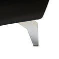 thumbnail image 3 of Baxton Studio Townsend Black Leather Sectional Sofa with Right Facing Chaise, 3 of 6