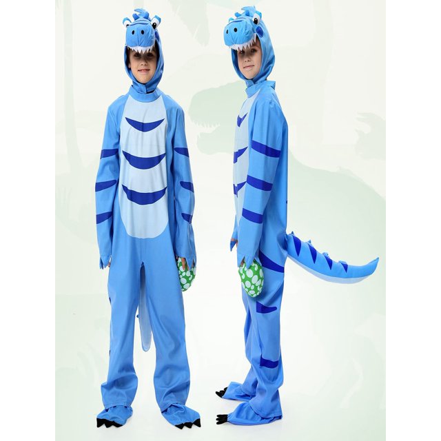 Kids Dinosaur Costume for Halloween Child Dinosaur Dress Up Party, Role Play and Cosplay,T(2-3)